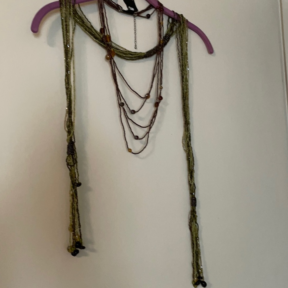 Necklaces beaded